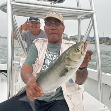 Big flounder on the line