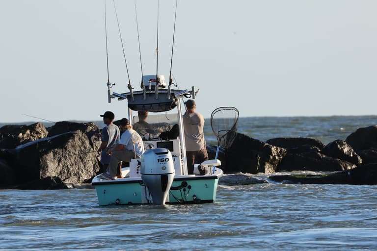 Boat on the Chesapeake Bay